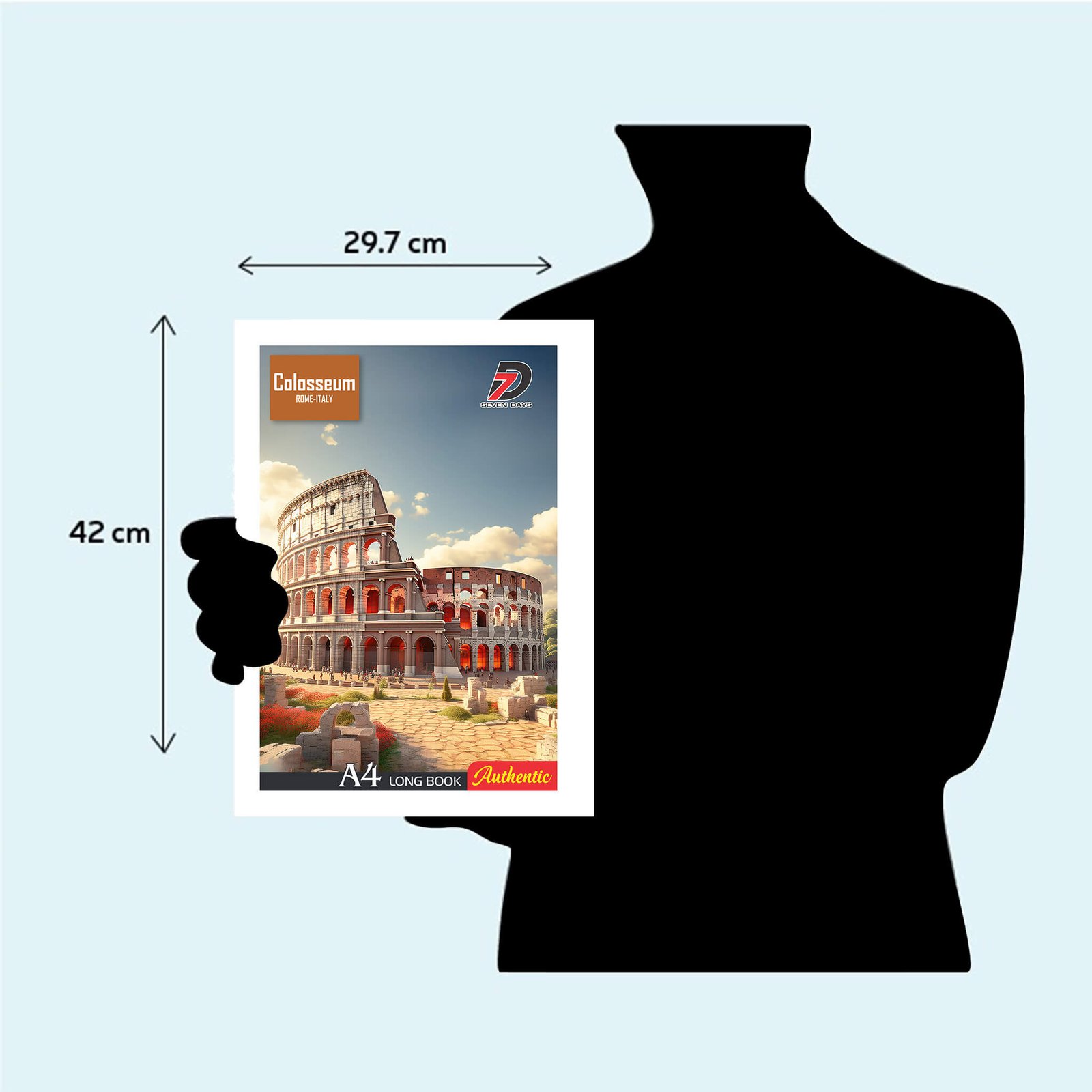 Holding Authentic A4 Register 01